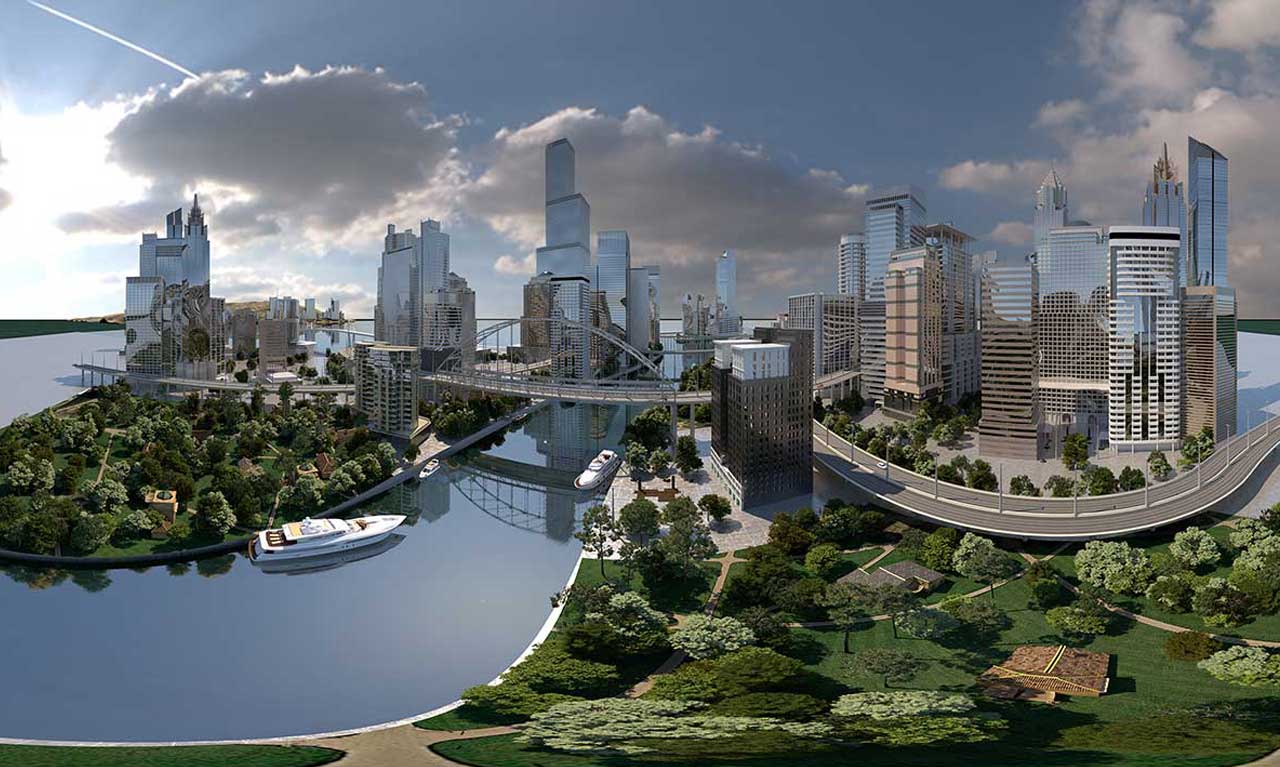 Futuristic city